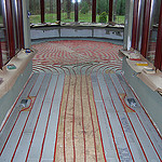 Radiant heat under slate tile